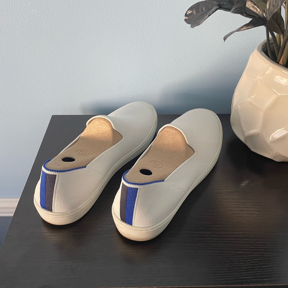 Rothy's Bright White Original Slip On Sneaker